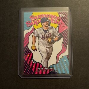 Topps Pete Alonso SUMMER SUPERSTARS SP